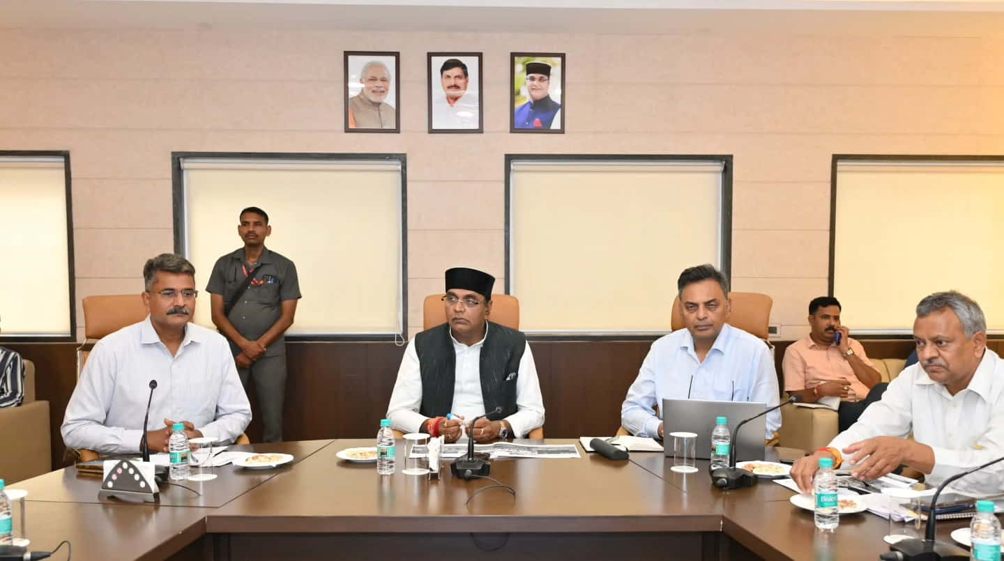Review meeting of Madhya Pradesh Men's Hockey Sports Academy